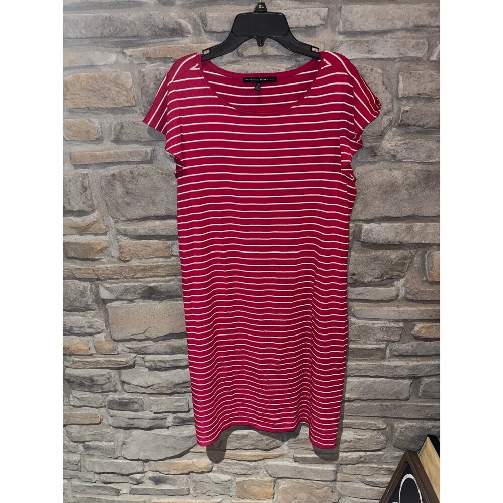 WHITE HOUSE BLACK MARKET STRIPED DRESS XL